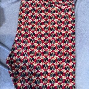 Lularoe Dog Patterned Leggings